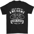 An Awesome Rugby Player Looks Like Union Mens T-Shirt Cotton Gildan Black