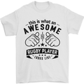 An Awesome Rugby Player Looks Like Union Mens T-Shirt Cotton Gildan White