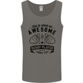 An Awesome Rugby Player Looks Like Union Mens Vest Tank Top Charcoal