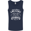 An Awesome Rugby Player Looks Like Union Mens Vest Tank Top Navy Blue