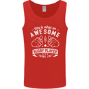 An Awesome Rugby Player Looks Like Union Mens Vest Tank Top Red