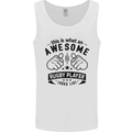 An Awesome Rugby Player Looks Like Union Mens Vest Tank Top White