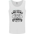 An Awesome Rugby Player Looks Like Union Mens Vest Tank Top White
