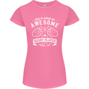 An Awesome Rugby Player Looks Like Union Womens Petite Cut T-Shirt Azalea