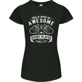 An Awesome Rugby Player Looks Like Union Womens Petite Cut T-Shirt Black
