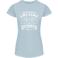 An Awesome Rugby Player Looks Like Union Womens Petite Cut T-Shirt Light Blue