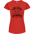 An Awesome Rugby Player Looks Like Union Womens Petite Cut T-Shirt Red