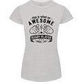 An Awesome Rugby Player Looks Like Union Womens Petite Cut T-Shirt Sports Grey