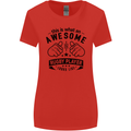 An Awesome Rugby Player Looks Like Union Womens Wider Cut T-Shirt Red