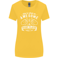 An Awesome Rugby Player Looks Like Union Womens Wider Cut T-Shirt Yellow