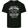 An Awesome Sales Rep Looks Like Mens Cotton T-Shirt Tee Top Black