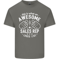 An Awesome Sales Rep Looks Like Mens Cotton T-Shirt Tee Top Charcoal