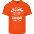 An Awesome Scaffolder Looks Like Mens Cotton T-Shirt Tee Top Orange