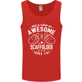 An Awesome Scaffolder Looks Like Mens Vest Tank Top Red