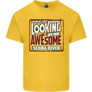 An Awesome Scuba Diver Kids T-Shirt Childrens Yellow