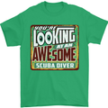 An Awesome Scuba Diver Mens T-Shirt Cotton Gildan Irish Green