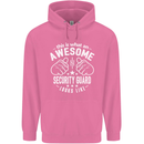 An Awesome Security Guard Looks Like Mens 80% Cotton Hoodie Azelea