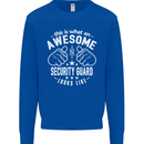 An Awesome Security Guard Looks Like Mens Sweatshirt Jumper Royal Blue