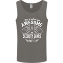 An Awesome Security Guard Looks Like Mens Vest Tank Top Charcoal