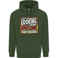 An Awesome Skydiver Skydiving Mens 80% Cotton Hoodie Forest Green