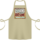 An Awesome Snooker Player Cotton Apron 100% Organic Khaki
