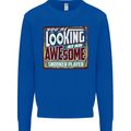 An Awesome Snooker Player Kids Sweatshirt Jumper Royal Blue