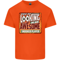 An Awesome Snooker Player Kids T-Shirt Childrens Orange