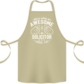 An Awesome Solicitor Looks Like Cotton Apron 100% Organic Khaki