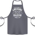 An Awesome Solicitor Looks Like Cotton Apron 100% Organic Steel