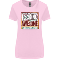 An Awesome Squash Player Womens Wider Cut T-Shirt Light Pink