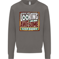 An Awesome Step Daddy Stepddaddy Mens Sweatshirt Jumper Charcoal
