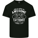 An Awesome Tattooist Looks Like Mens Cotton T-Shirt Tee Top Black