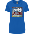 An Awesome Tattooist Womens Wider Cut T-Shirt Royal Blue