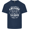 An Awesome Taxi Driver Looks Like Mens Cotton T-Shirt Tee Top Navy Blue