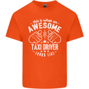 An Awesome Taxi Driver Looks Like Mens Cotton T-Shirt Tee Top Orange