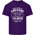 An Awesome Taxi Driver Looks Like Mens Cotton T-Shirt Tee Top Purple