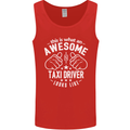 An Awesome Taxi Driver Looks Like Mens Vest Tank Top Red