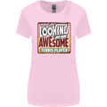 An Awesome Tennis Player Womens Wider Cut T-Shirt Light Pink
