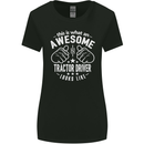 An Awesome Tractor Driver Looks Like Womens Wider Cut T-Shirt Black
