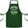 An Awesome Traffic Warden Looks Like Cotton Apron 100% Organic Forest Green