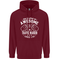 An Awesome Traffic Warden Looks Like Mens 80% Cotton Hoodie Maroon