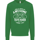 An Awesome Traffic Warden Looks Like Mens Sweatshirt Jumper Irish Green
