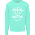 An Awesome Traffic Warden Looks Like Mens Sweatshirt Jumper Peppermint