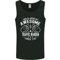 An Awesome Traffic Warden Looks Like Mens Vest Tank Top Black