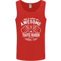 An Awesome Traffic Warden Looks Like Mens Vest Tank Top Red