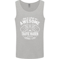 An Awesome Traffic Warden Looks Like Mens Vest Tank Top Sports Grey