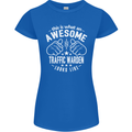 An Awesome Traffic Warden Looks Like Womens Petite Cut T-Shirt Royal Blue