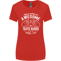 An Awesome Traffic Warden Looks Like Womens Wider Cut T-Shirt Red
