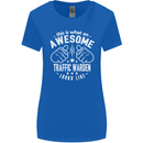 An Awesome Traffic Warden Looks Like Womens Wider Cut T-Shirt Royal Blue