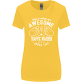 An Awesome Traffic Warden Looks Like Womens Wider Cut T-Shirt Yellow
